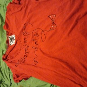 Red Disney shirt